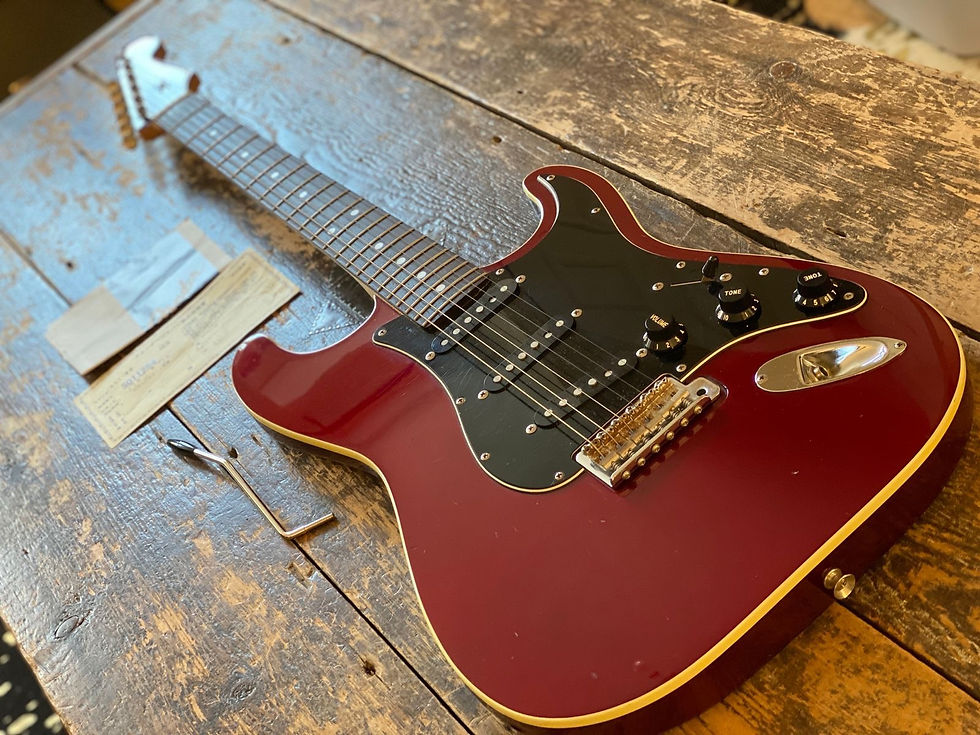 Thumbnail: Fender Japanese Aerodyne Stratocaster 2006 Old Candy Apple Red CIJ w/ Docs