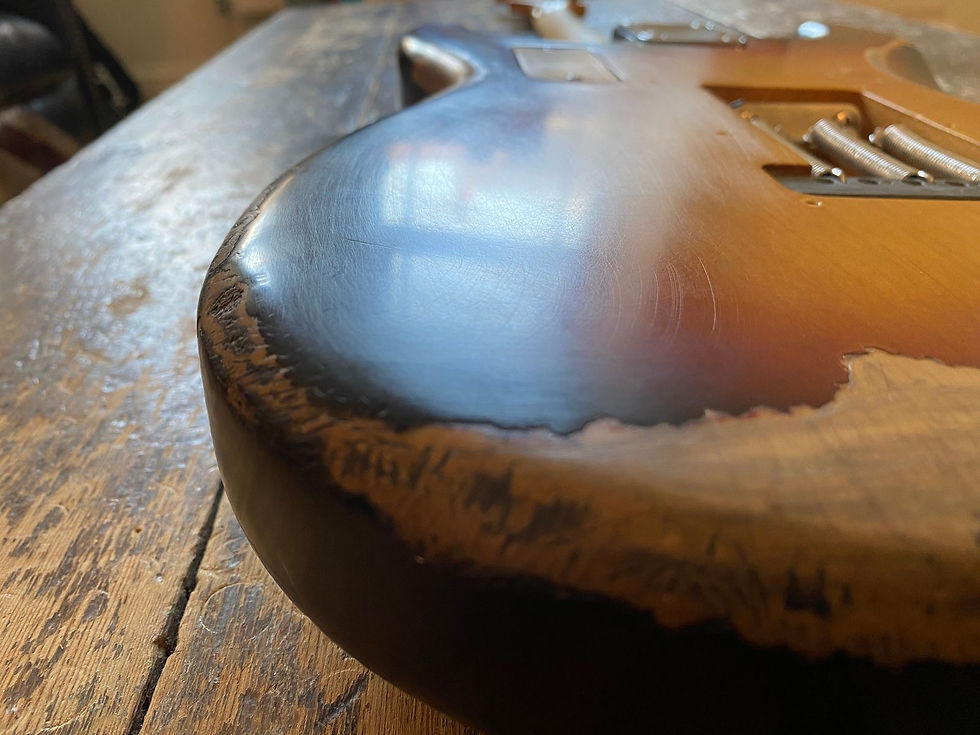 Thumbnail: Fender Vintage 1989 Stratocaster Japan 1962 RI FujiGen Three Tone Sunburst Relic