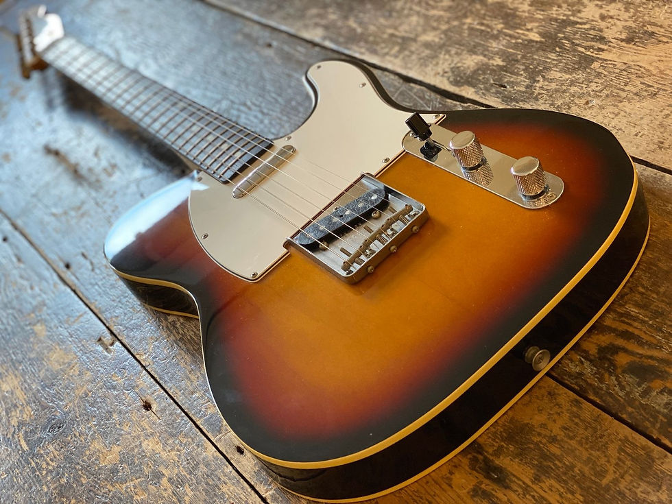 Thumbnail: Fender Vintage 1993 Telecaster Custom '62 RI MIJ FujiGen Three Tone Sunburst
