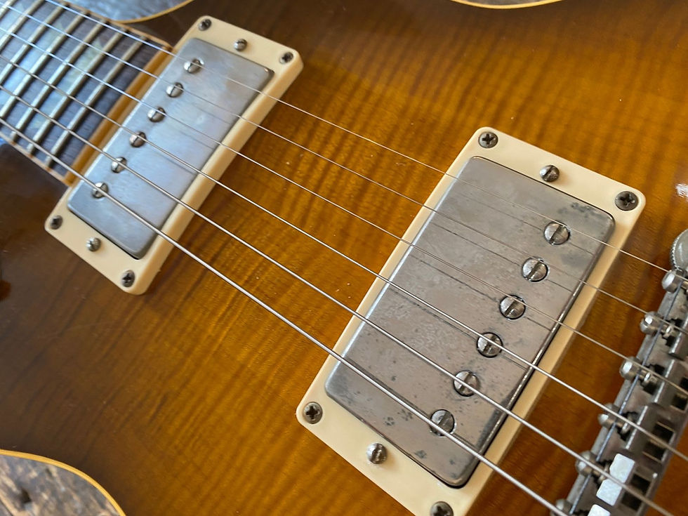 Thumbnail: Gibson 1991 Les Paul Pre-Historic 1959 Reissue Yamano Order Honey Burst Flametop