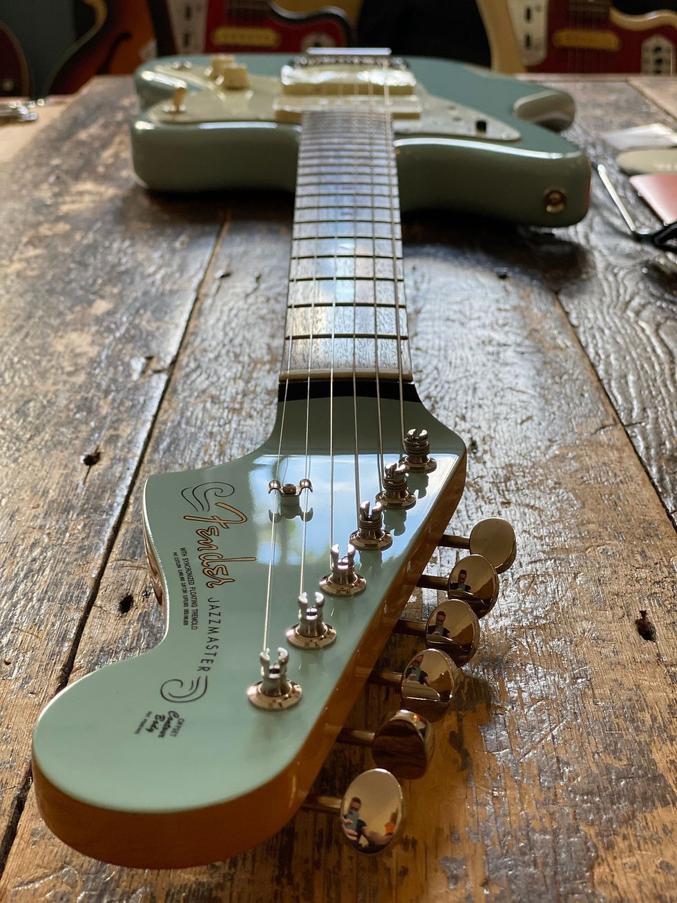 Thumbnail: Fender Japan 1960's Traditional Jazzmaster FSR Daphne Blue w/ Matching Headstock