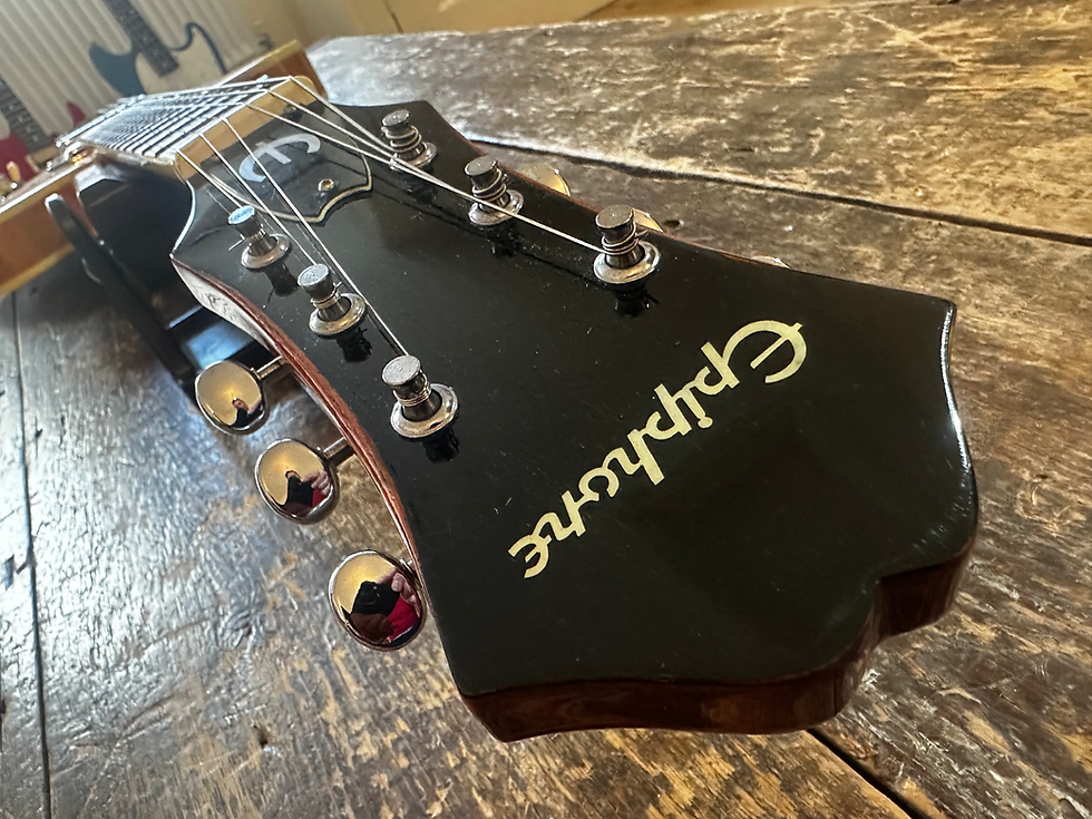 Thumbnail: Epiphone 1999 Casino Electric Guitar Gloss Natural Finish Peerless Factory Korea