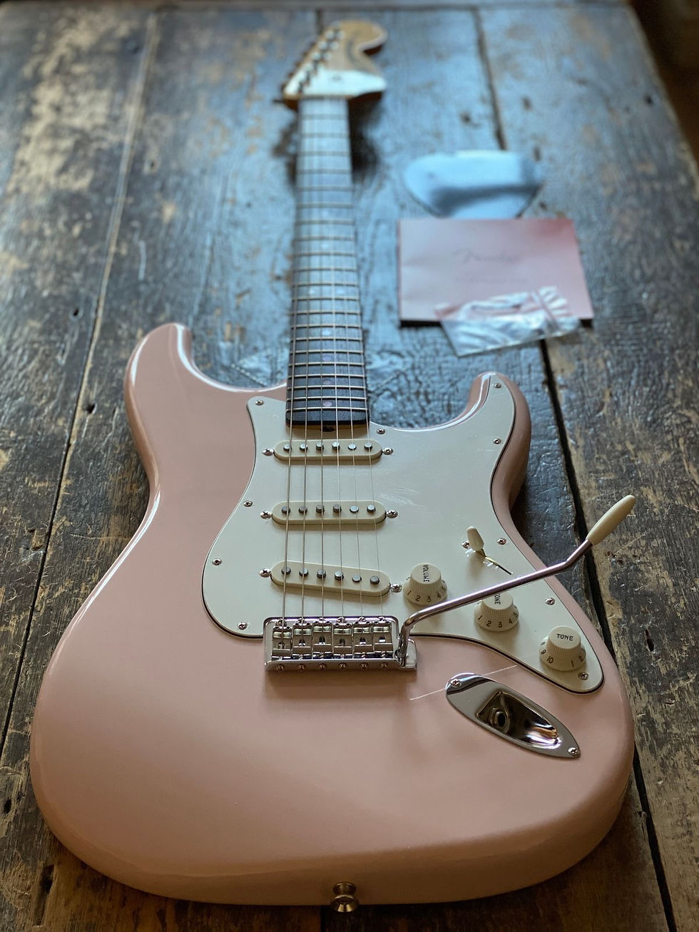 Thumbnail: Fender 2025 FSR late 60s Traditional Stratocaster Shell Pink Unplayed Condition.