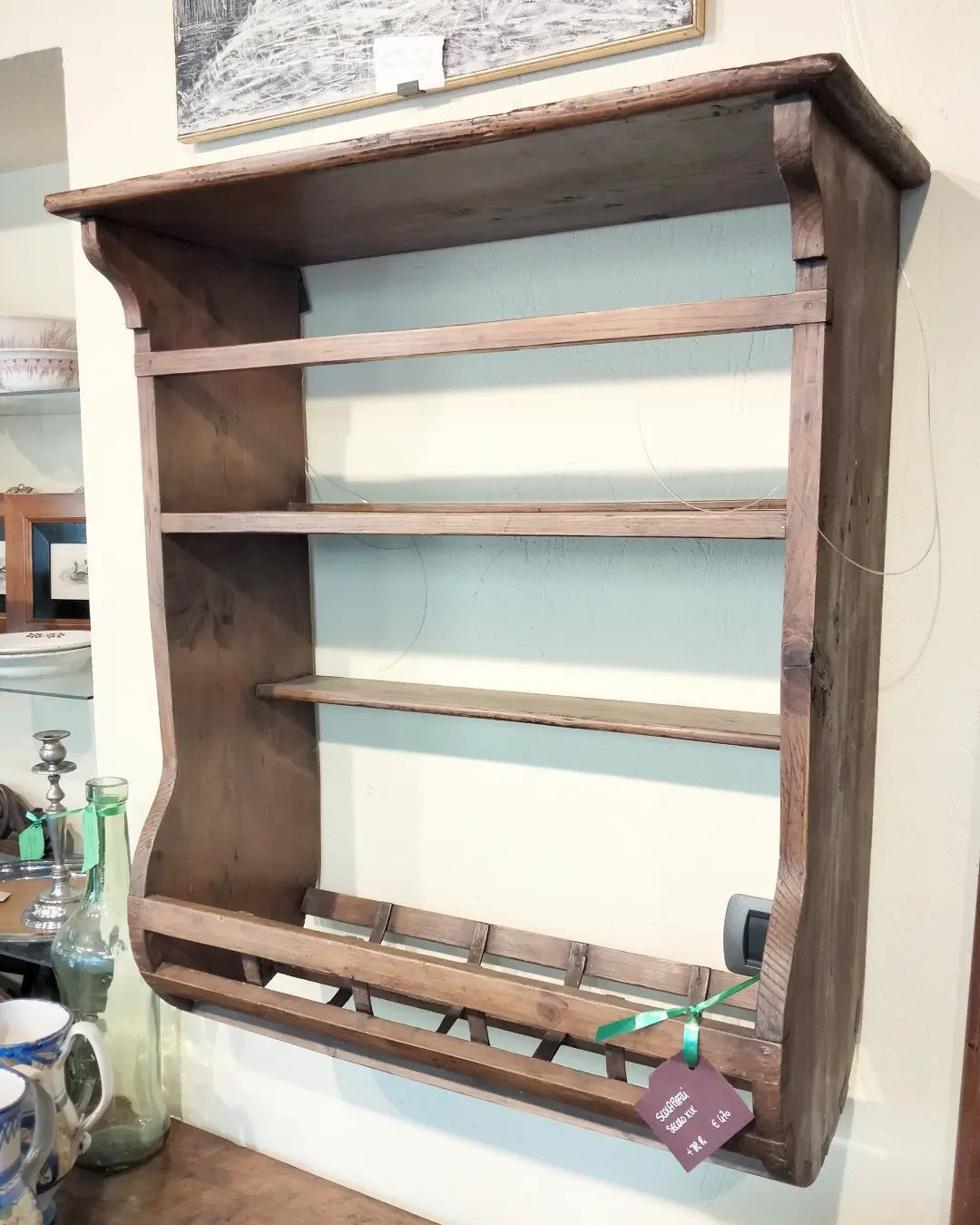 MOBILE SCOLAPIATTI ETAGERE, SECOLO XIX, CM68X30 H81, €470