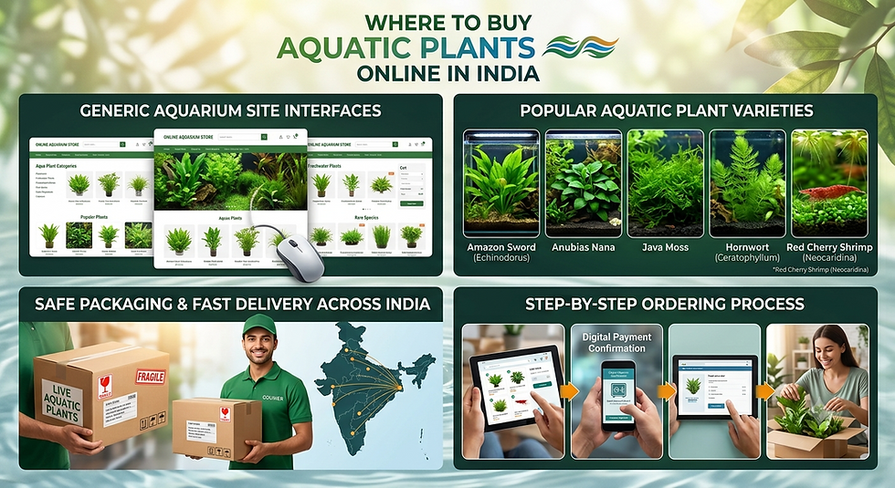 Where to Buy Aquatic Plants Online in India? Complete Guide