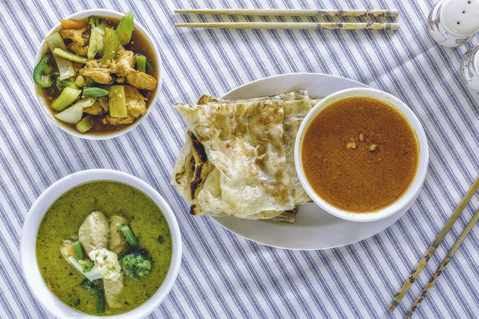 Arranged Food and Objects