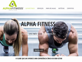 Visitem o novo website do AlphaFitness!