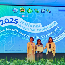 Office of the Provincial Agriculturist ng South Cotabato, pinarangalan bilang best presenter sa food systems and resilience sa ginanap na 2025 National Extension Conference