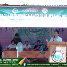 Vice Governor Hisham Nando, dumalo sa Municipal Musabaqah sa Paglat, MDS