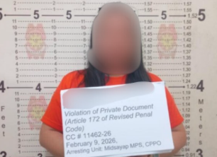 Babaeng may standing warrant of arrest, nadakip sa Midsayap, Cotabato