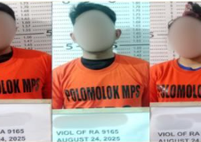 3 high-value individuals, arestado sa buy-bust operation sa Polomolok, South Cotabato