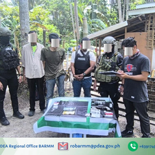 Mga bala, baril at suspected shabu, nasamsam ng PDEA BARMM sa buy-bust operation sa Pahamuddin, SGA; Lalaki, arestado sa operasyon