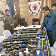 11 armas na isinuko sa 103rd Brigade ng Philippine Army sa ilalim ng E-CLIP, pormal na itinurn-over sa Provincial Police Office ng Lanao del Sur