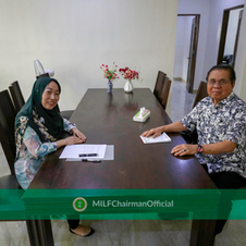 Professor Ishii Masako ng Rikkyo University, bumisita kay MILF Chairman Al-Haj Murad Ebrahim sa Camp Darapanan, Simuay, Sultan Kudarat, Maguindanao del Norte