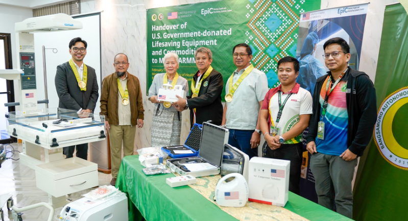 ₱9.6-M LIFE-SAVING EQUIPMENT AT COMMODITIES Tinanggap ng Ministry of Health BARMM mula sa U.S. government 