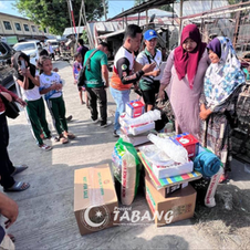 Food packs, bigas, hygiene kits, shelter kits at kitchenwares, hatid ng Project TABANG sa 11 pamilya na nasunugan sa Talitay, Maguindanao del Norte
