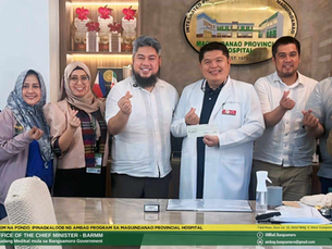 P20M halaga ng medical assistance, kaloob ng AMBaG Program sa Maguindanao Provincial Hospital