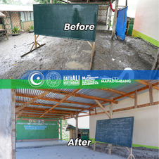 3 makeshift MAPADTIMBANG classrooms, itinayo ng pamahalaang panlalawigan ng Maguindanao del Sur sa Dimaukom Utto Central Elementary School