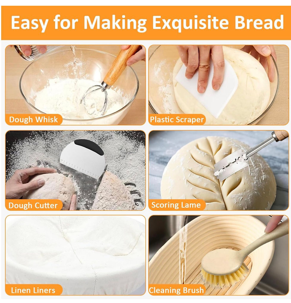 Thumbnail: Sourdough Starter Kit + 9” Banneton Bread Proofing Basket
