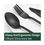 Thumbnail: Steak Stainless Steel Black Cutlery Set 24 pcs