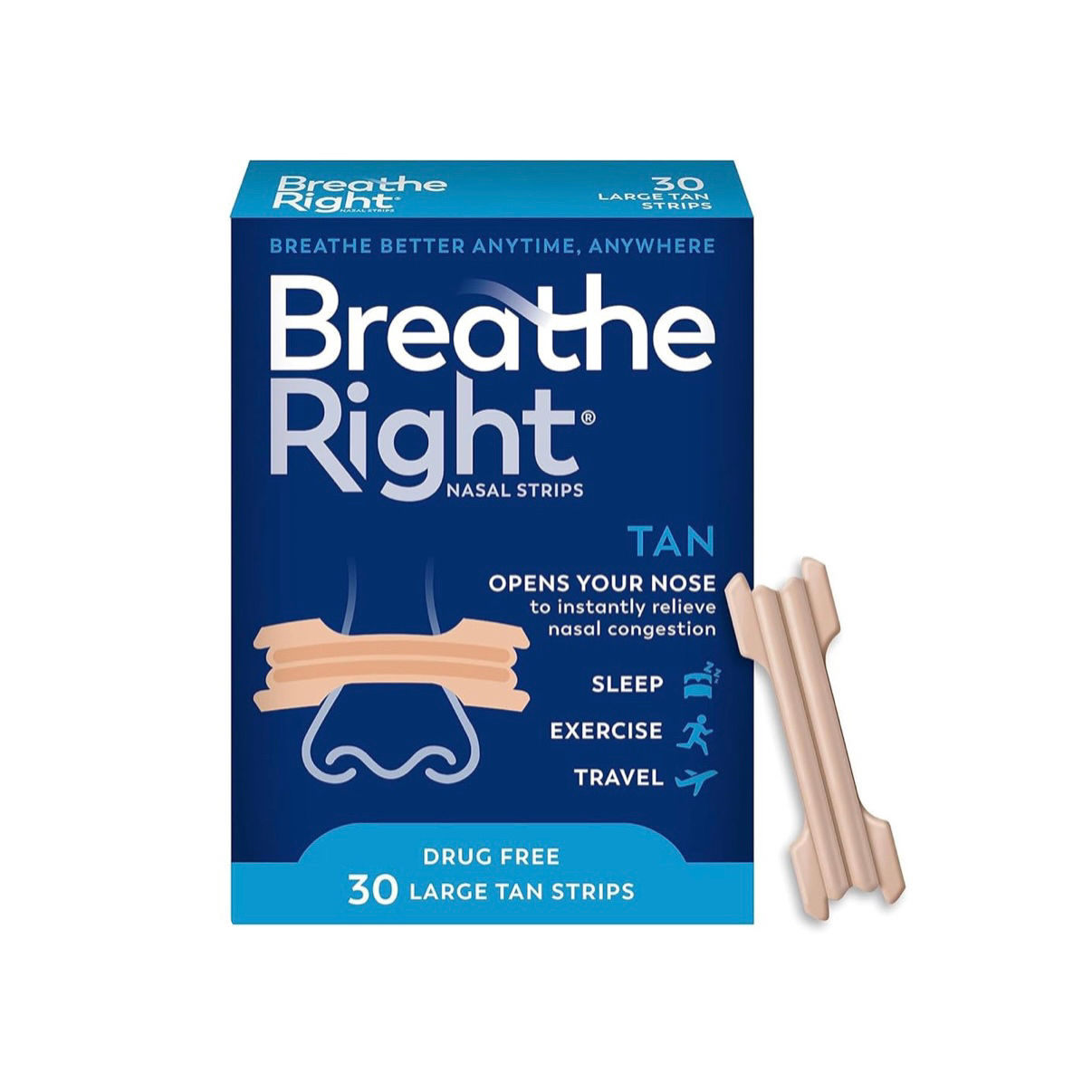 Breathe Right Nasal Strips - Original 