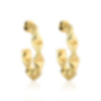 Brinco Argola Amassada