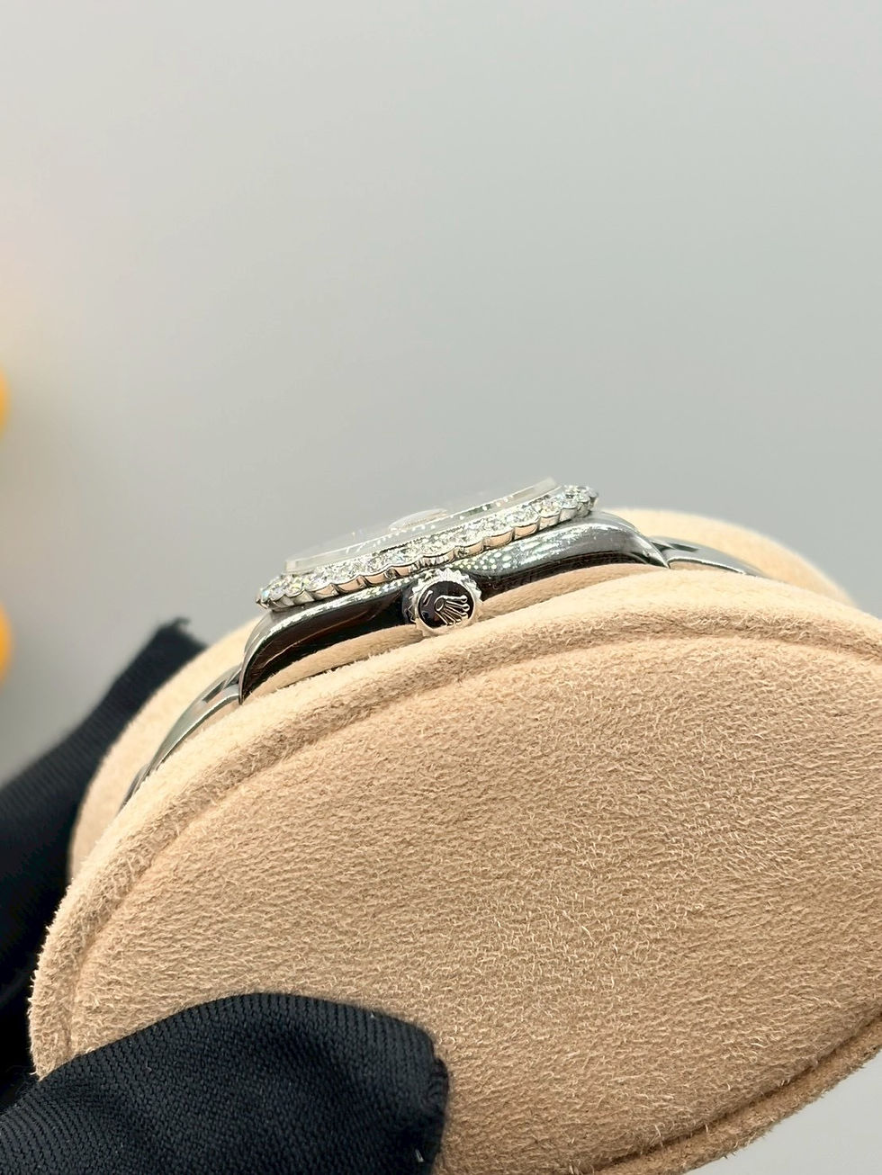 ภาพขนาดย่อ: Lady Datejust Champagne dial & Diamond bezel