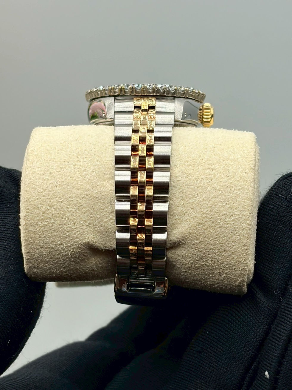ภาพขนาดย่อ: Lady Datejust Gold Roman dial & Diamond bezel