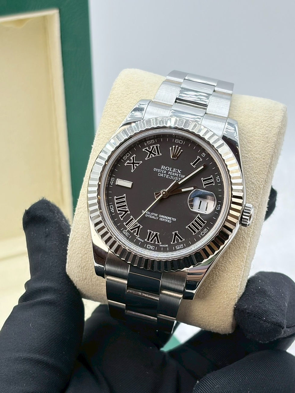 ภาพขนาดย่อ: Datejust II Grey Roman dial 