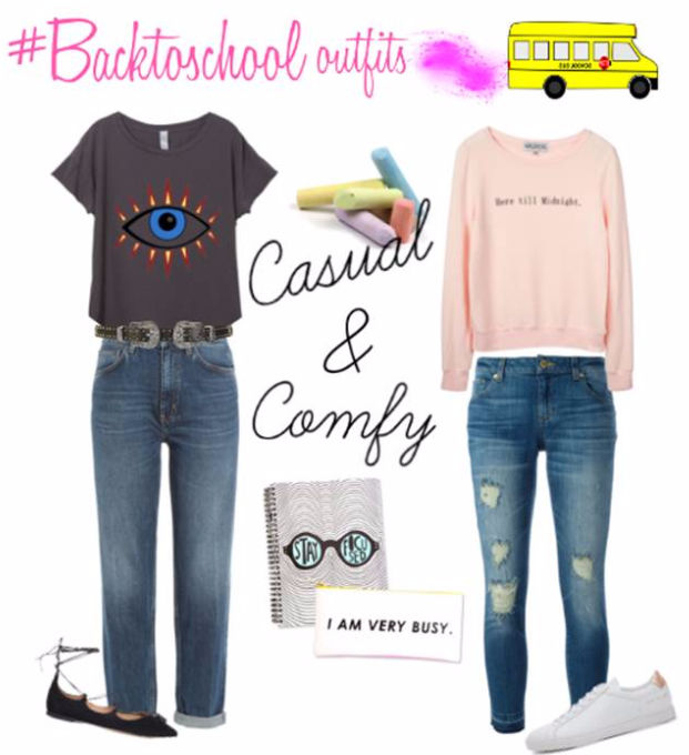 Outfit creado con la app POLYVORE.