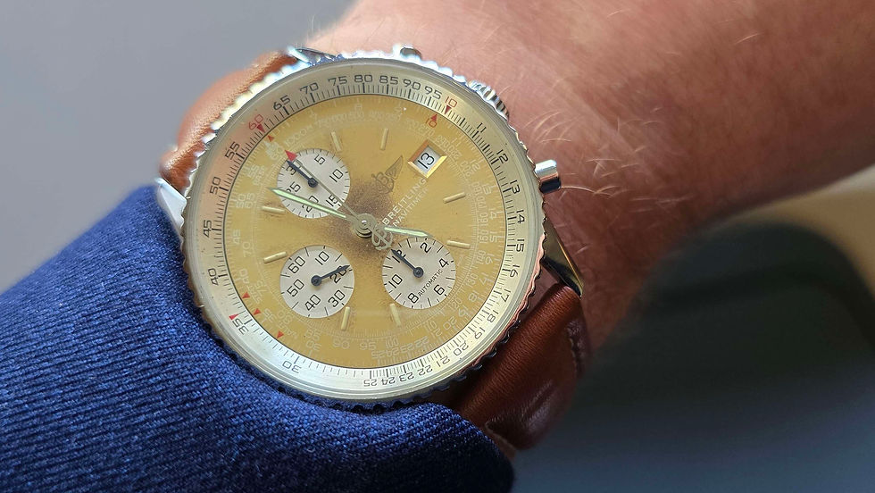 Thumbnail: 1997 Breitling Old Navitimer II with Tropical Dial