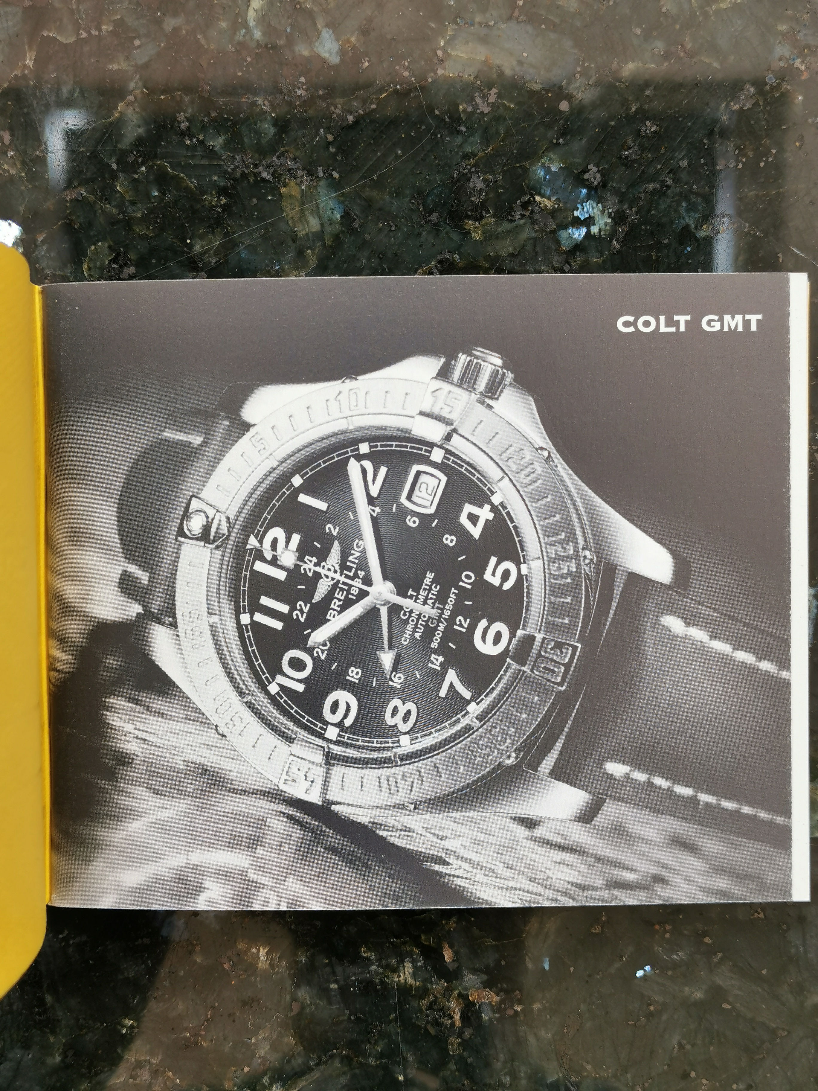 Breitling Colt GMT Owners Manual