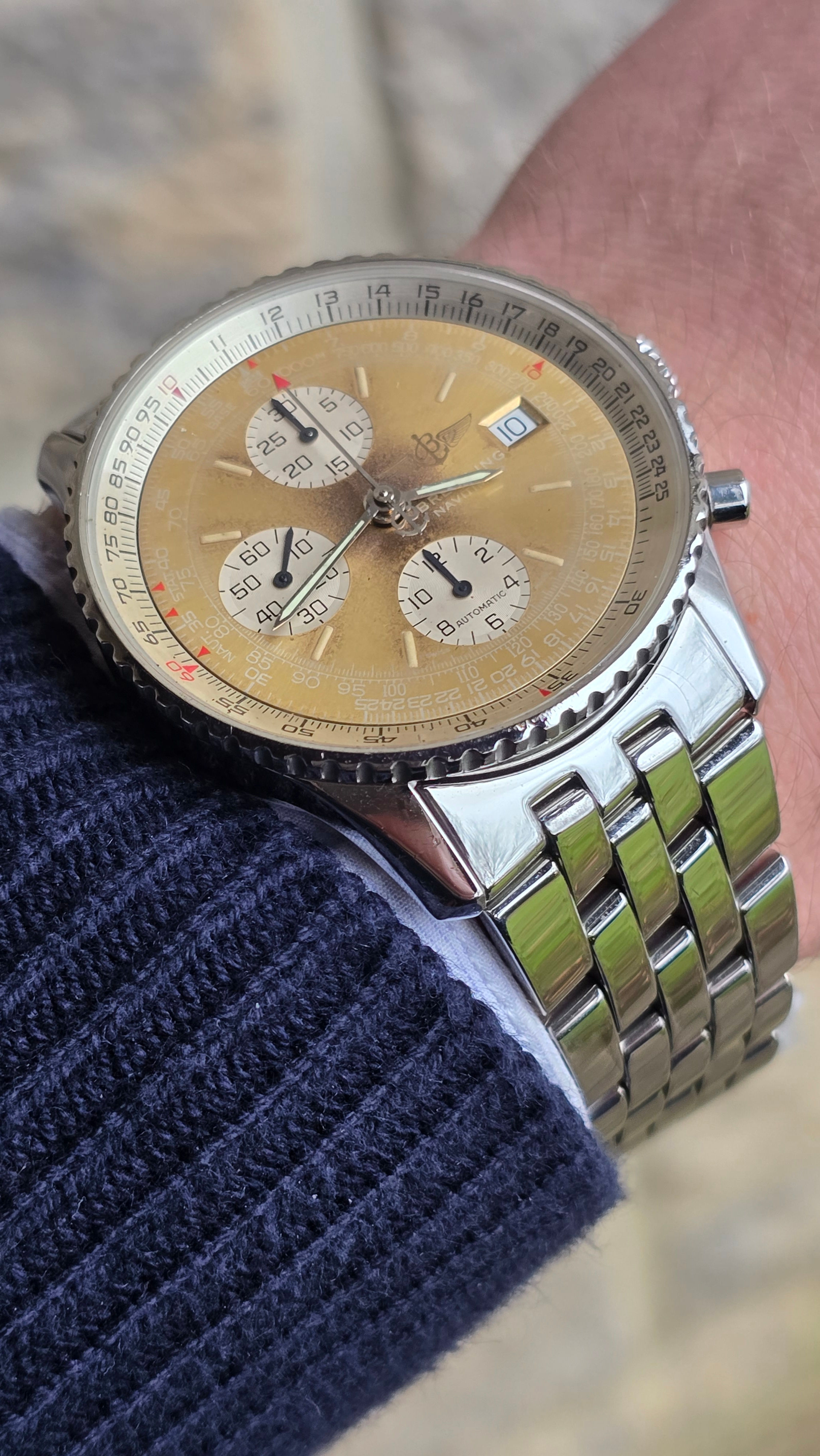 1997 Breitling Old Navitimer II with Tropical Dial