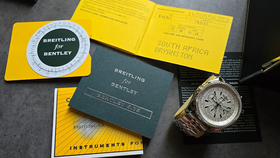 Thumbnail: 2008 Breitling for Bentley 6.75