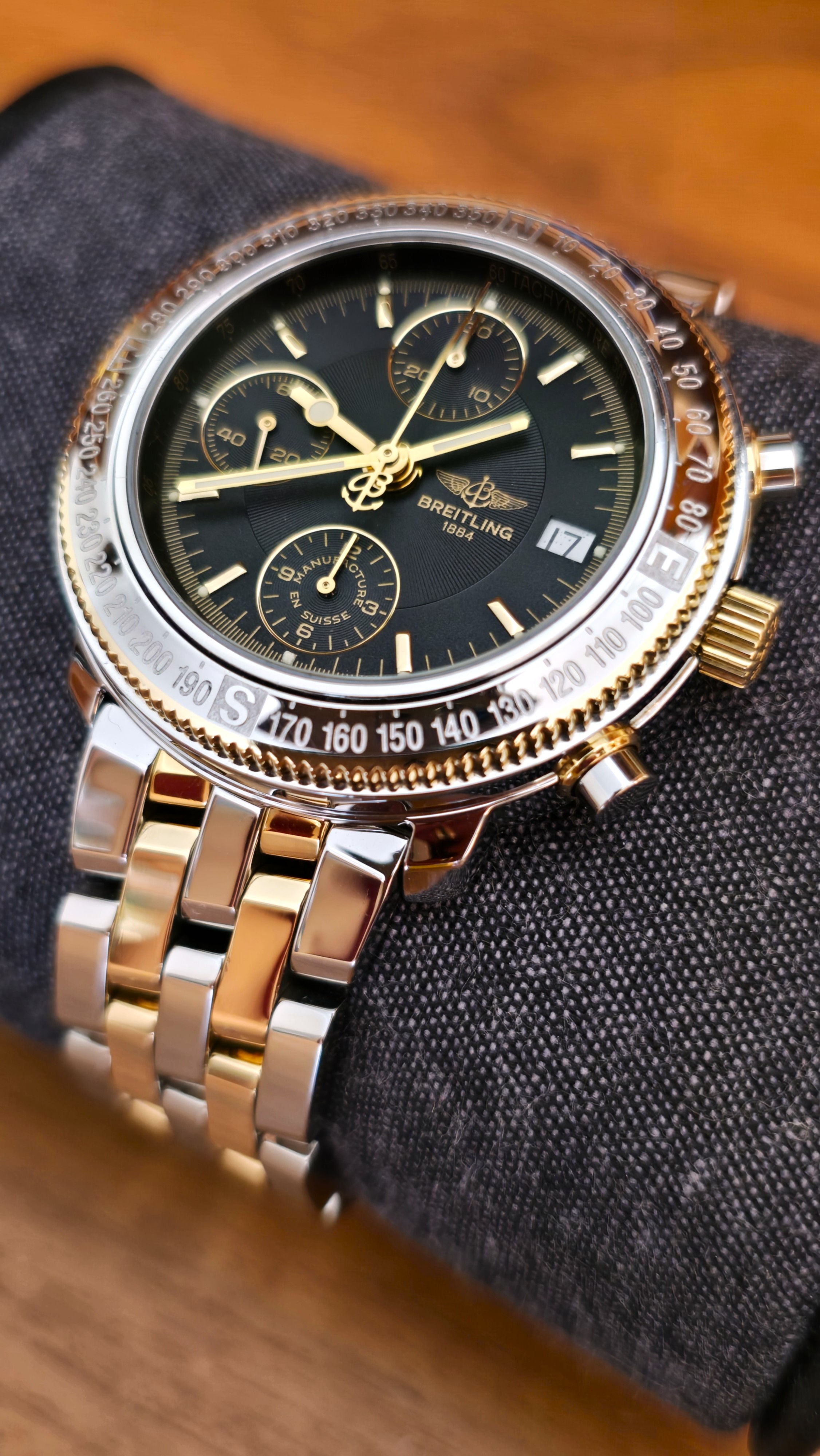 Breitling Astromat Longitude GMT with 18k Bezel - Overhauled!