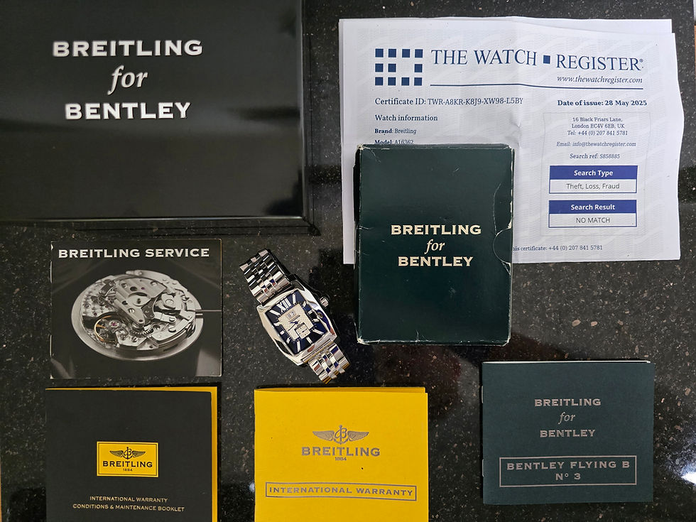Thumbnail: New Old Stock Breitling for Bentley Flying B No.3