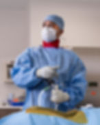 Dr. Baig during Endoscopic surgery