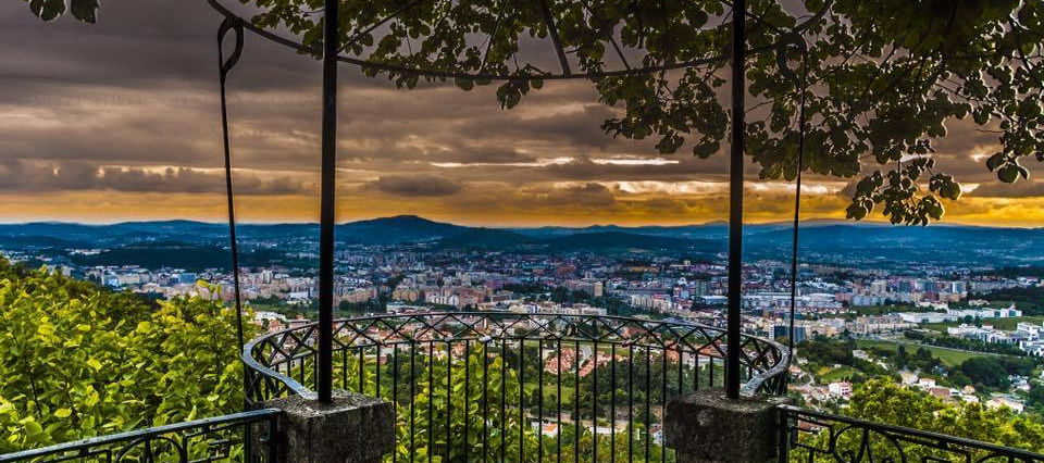 Cidade de Braga vista do Bom Jesus