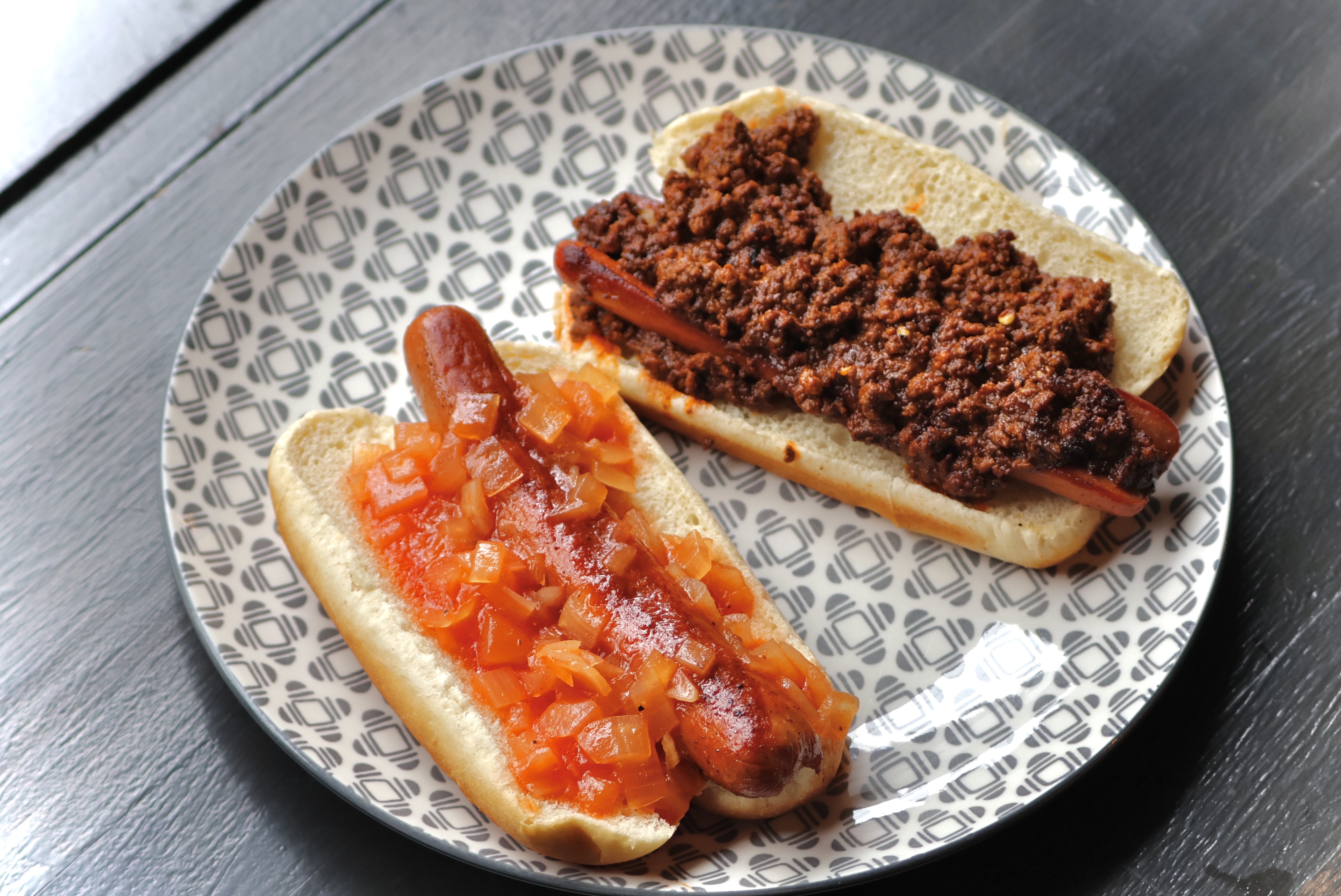 Arranged Food and Objects