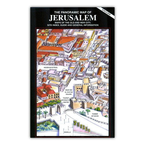 The Panoramic Map of Jerusalem, English | The Temple Institute
