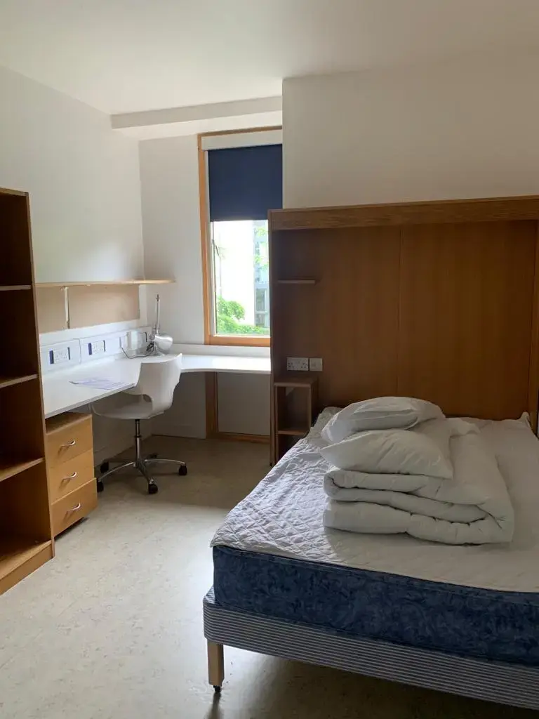 Typical student dorm in halls of residence