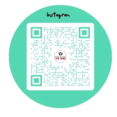 QR code for Instagram page for From High School to Uni