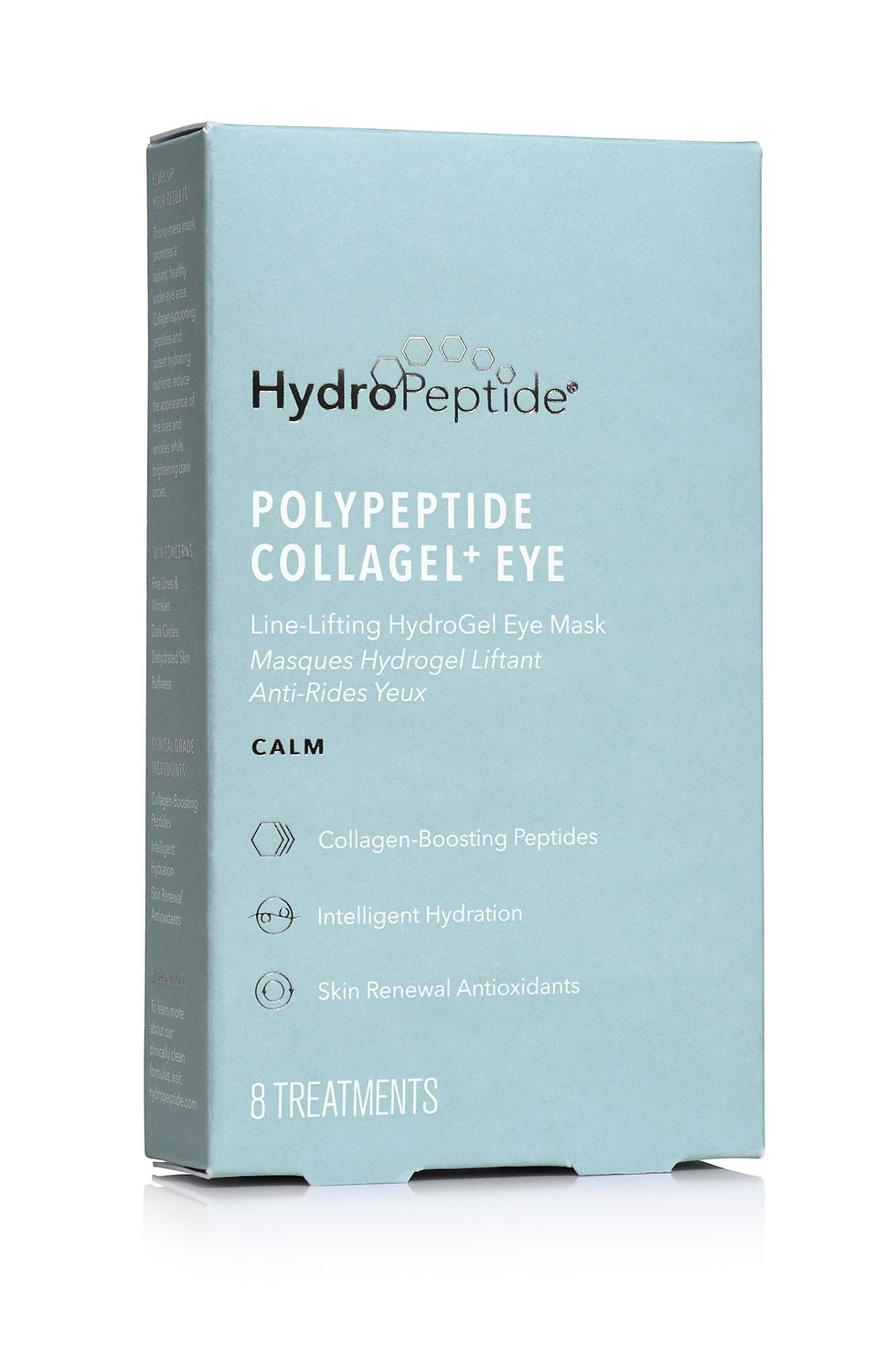 Hydropeptide Polypeptide collagel eye masks pack x 8 ml