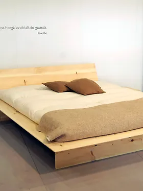 elleboro letto massello incastro