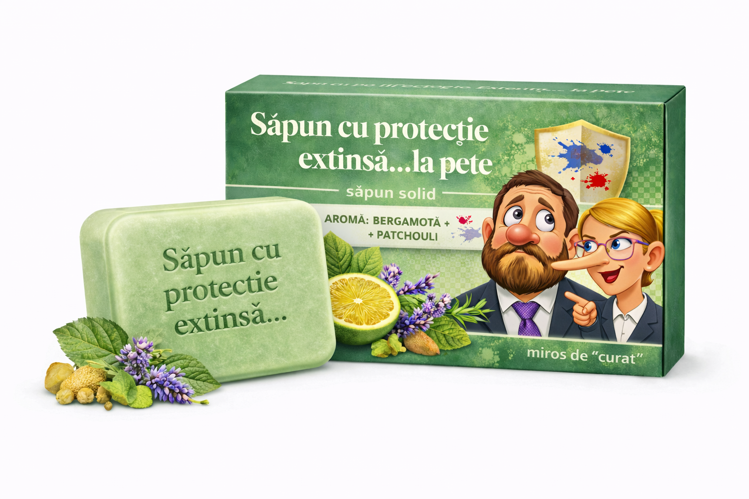 Săpun cu protecție extinsă… la pete