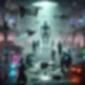 DALL·E 2024-10-26 18.45.23 - A dystopian future where AI has taken control, showcasing hum