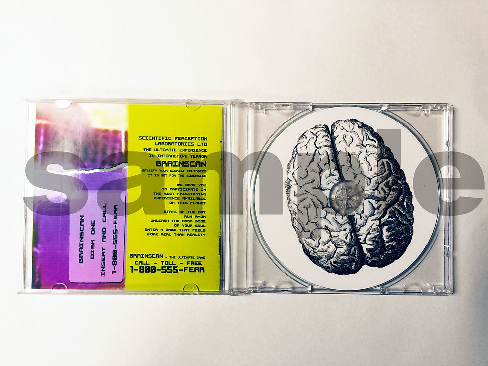 Thumbnail: Brainscan Game CD Replica