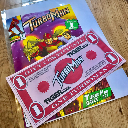 Turboman Gift Certificate Replica rabidweaselstudio