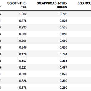 【ゴルフデータ】データを分析する上で重要な「ストローク・ゲインド（SG）」