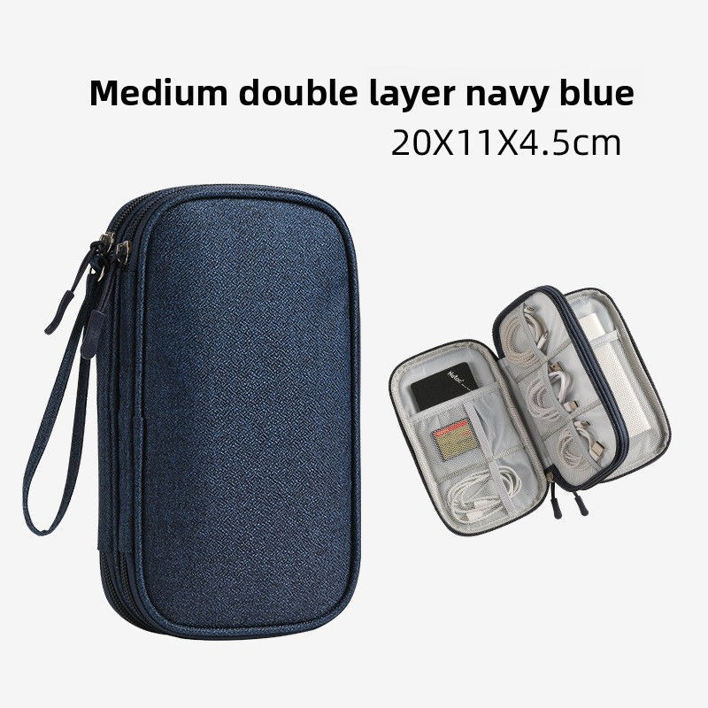 Thumbnail: Multi-Layer Tech Accessory Organizer Bag